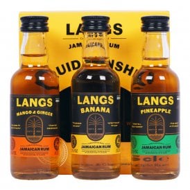 Langs Liquid Sunshine Rum Set 3x5cl - Aberdeen Whisky Shop 
