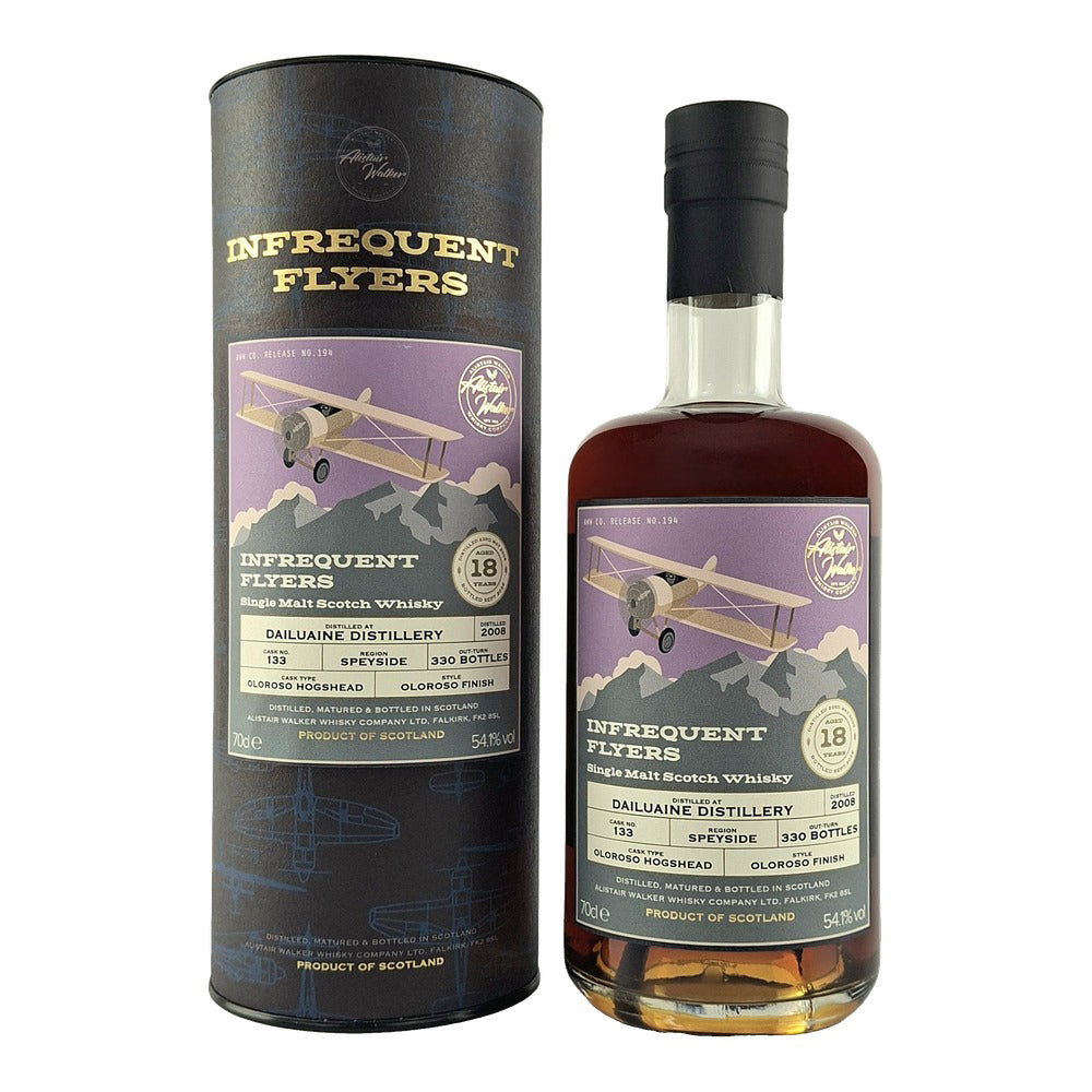 Dailuaine 18 Years Old 2008 Infrequent Flyers - Alistair Walker - Aberdeen Whisky Shop