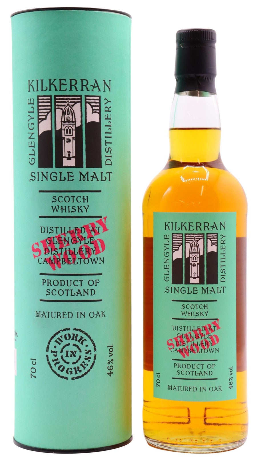 Kilkerran Work in Progress 7th Edition Sherry Wood 100ml