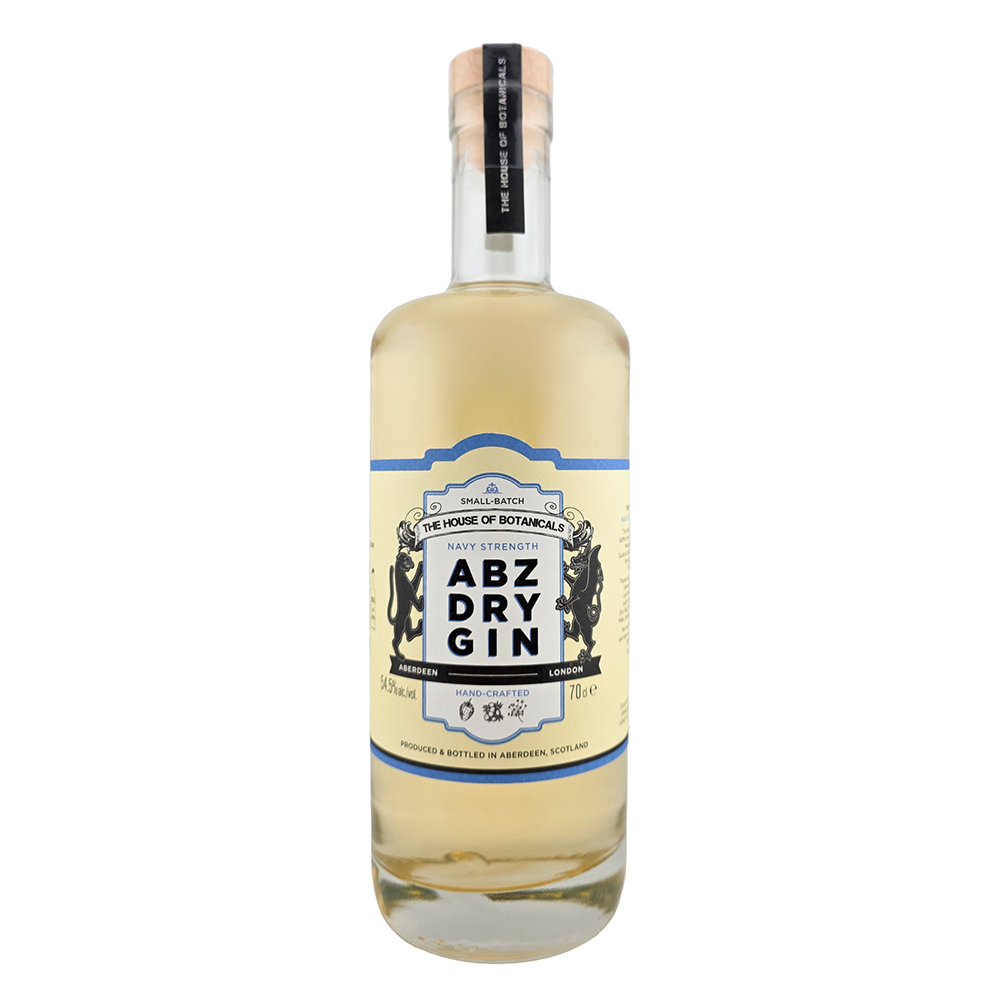 ABZ Dry Gin Small Batch Navy Strength House of Botanicals