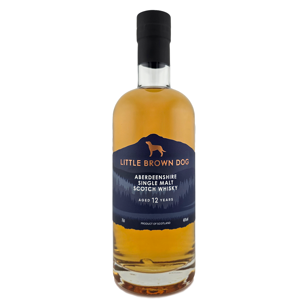 Aberdeenshire Single Malt 12 Years Old - Little Brown Dog - Aberdeen Whisky Shop