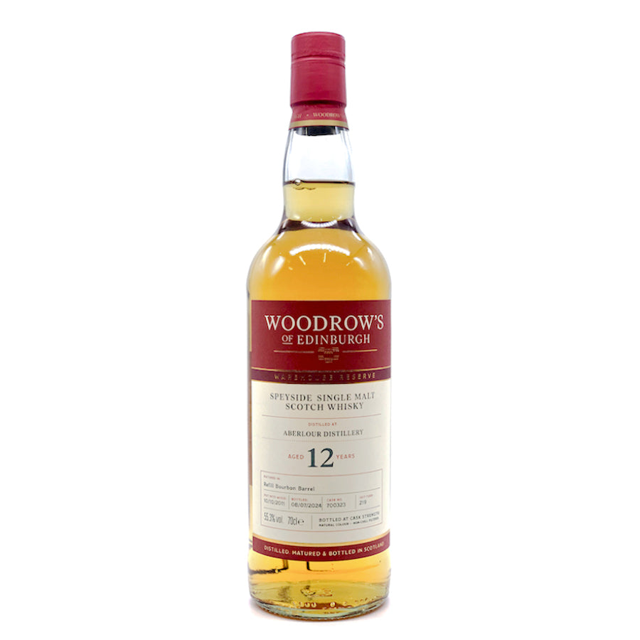 Aberlour 12 Years Old Woodrow's of Edinburgh Single Malt Whisky 
