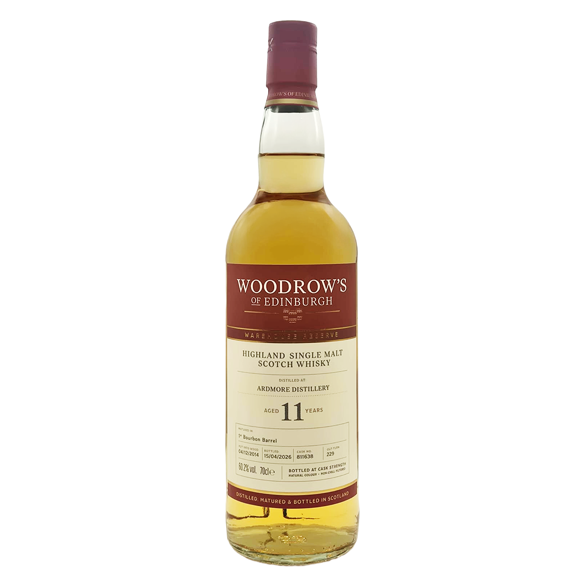 Ardmore 11 Years Old - Woodrow's of Edinburgh - Aberdeen Whisky Shop