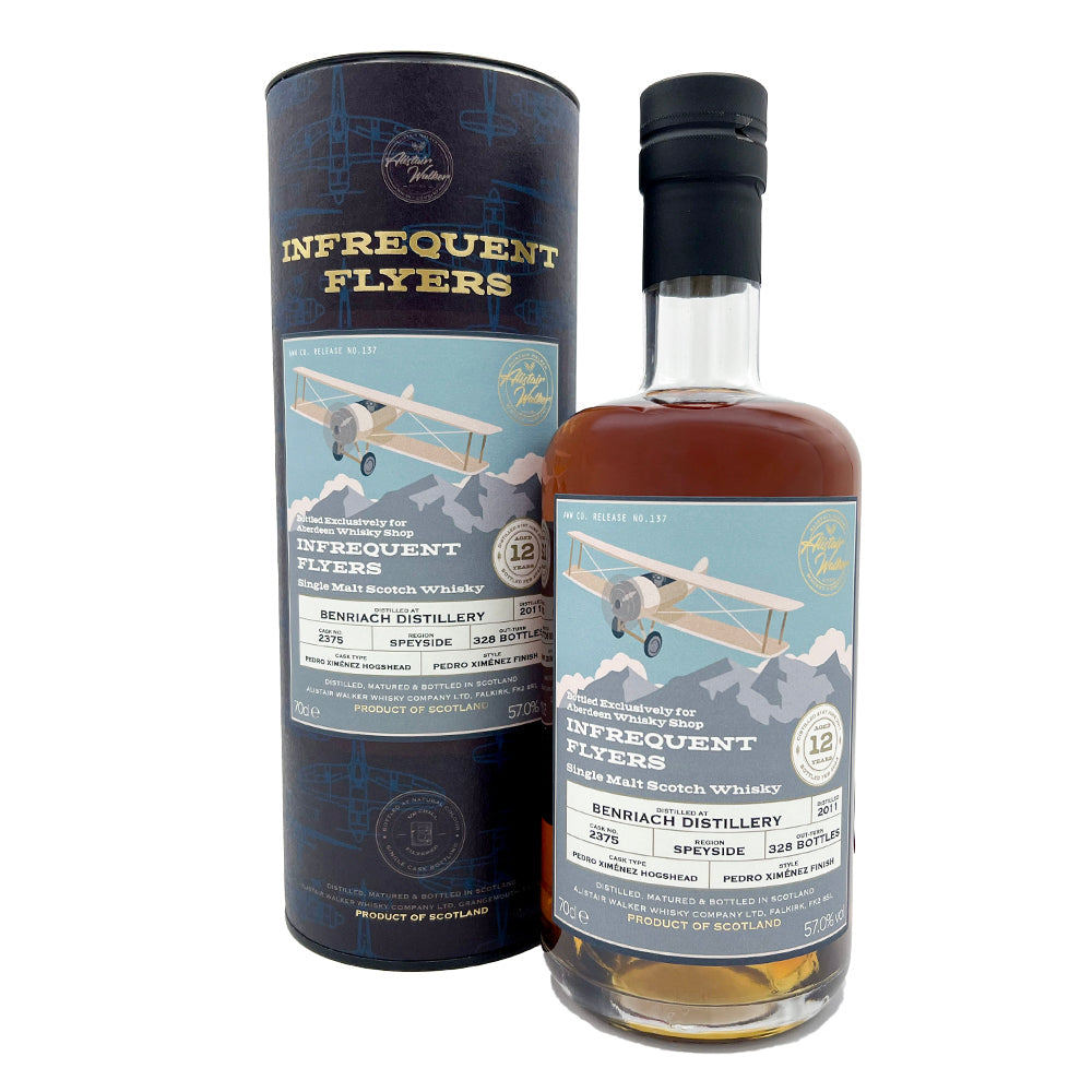 Benriach 12 Years Old Infrequent Flyers Aberdeen Whisky Shop  Exclusive