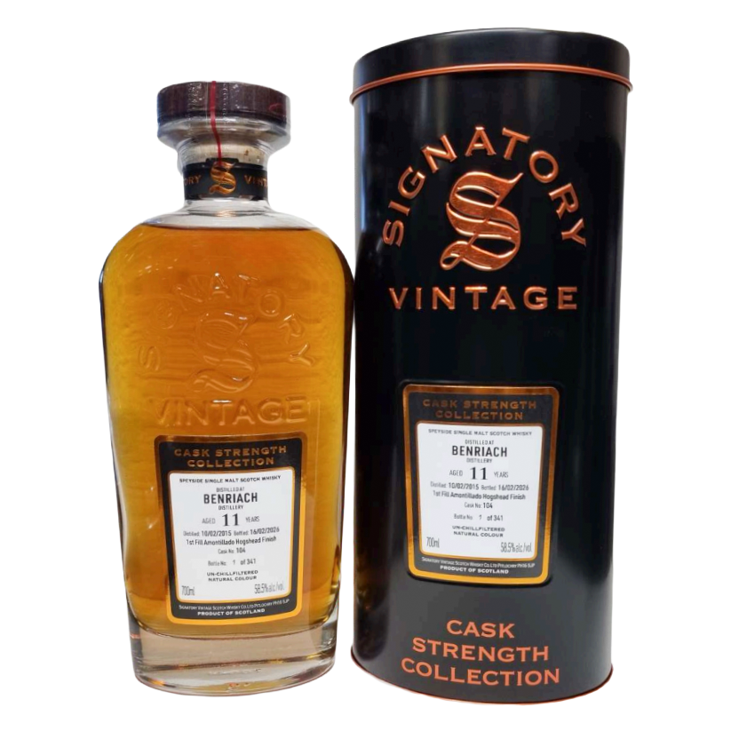 Benriach 11 Years Old 2015 #104 - Signatory Vintage - Aberdeen Whisky Shop