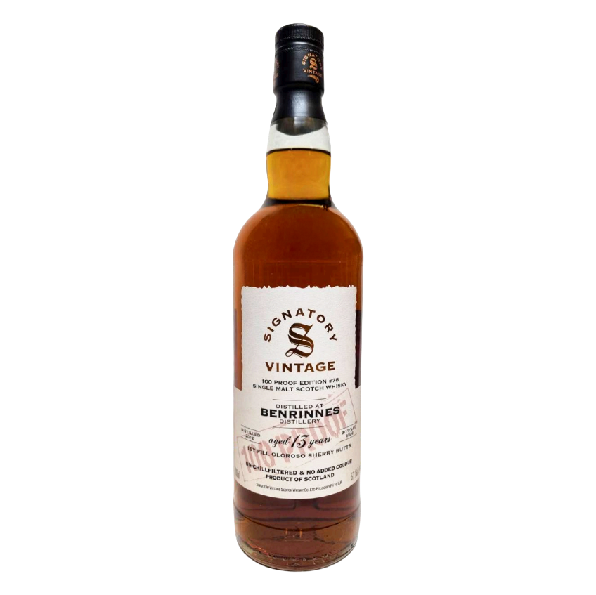Benrinnes 13 Years Old 2012 100 Proof #78 - Signatory Vintage - Aberdeen Whisky Shop