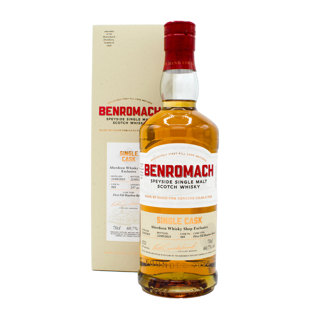 Benromach Single Cask Aberdeen Whisky Shop Exclusive 