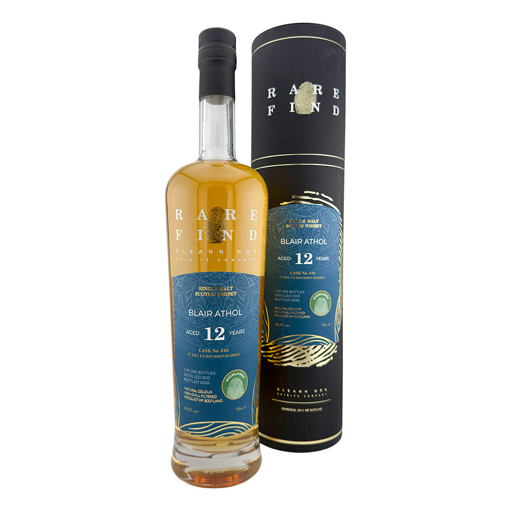 Blair Athol 12 Years Old Rare Find Gleann Mòr Spirits 