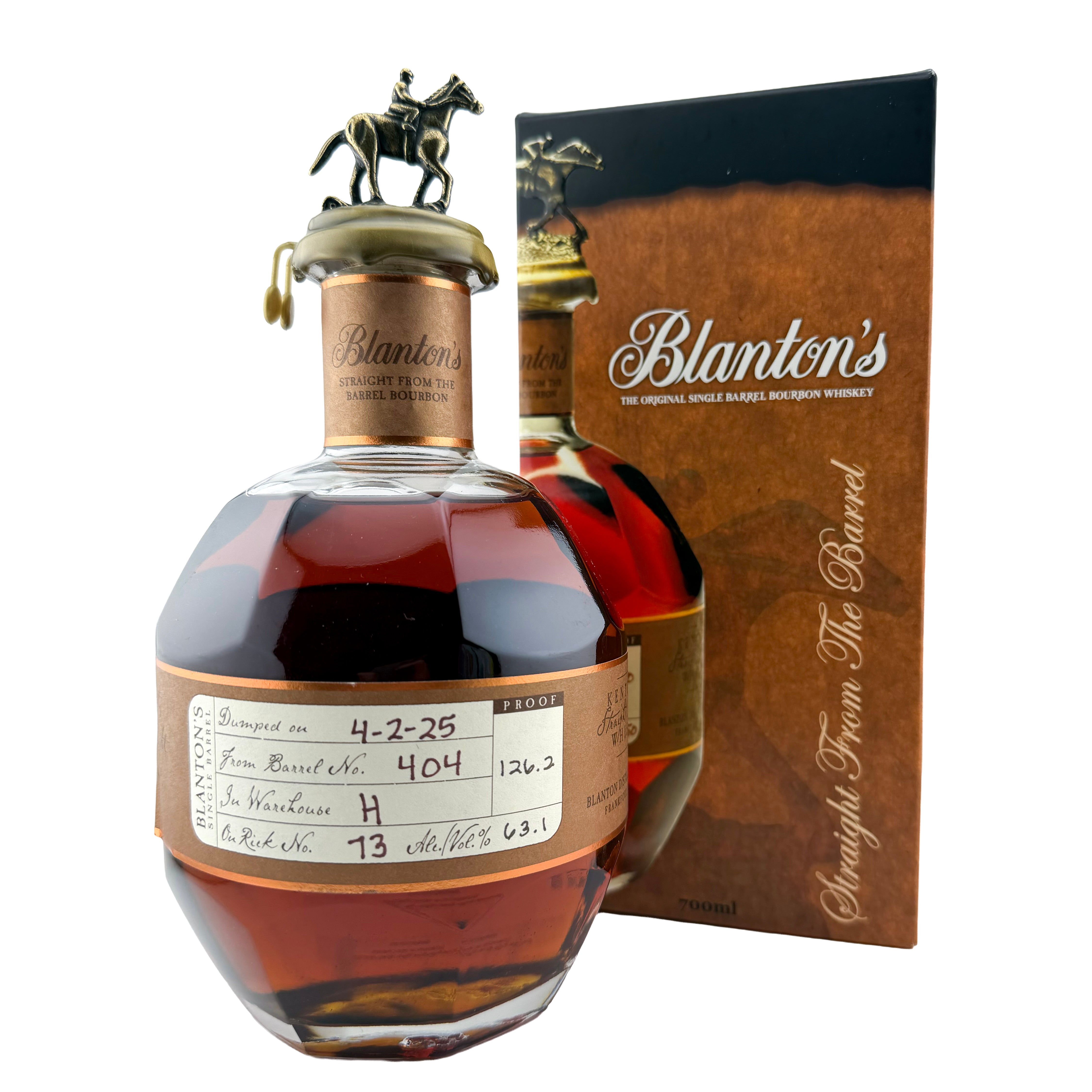Blanton's Straight From The Barrel Cask 404