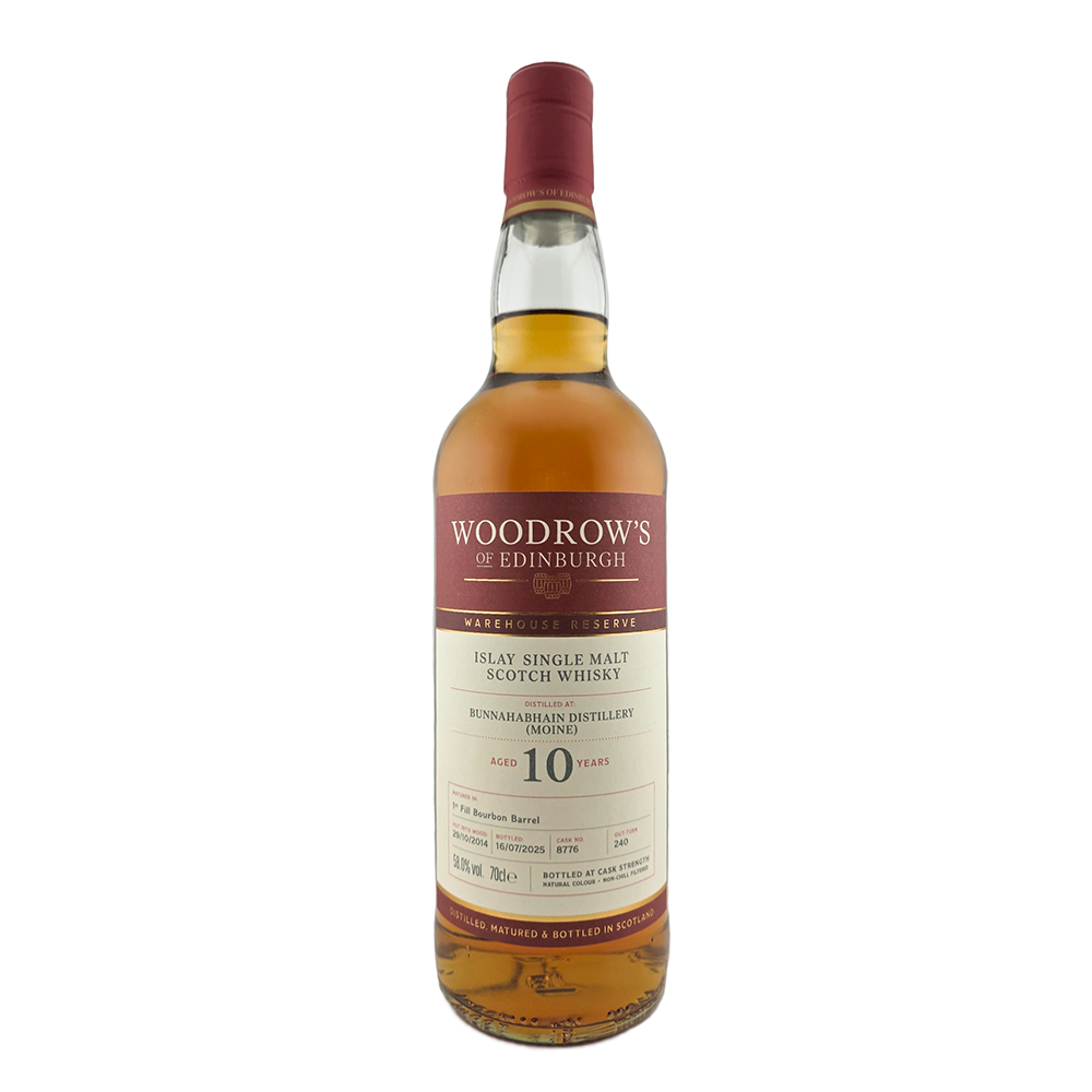 Bunnahabhain (Moine) 10 Years Old Woodrow's of Edinburgh