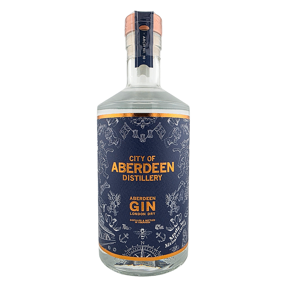 Aberdeen Gin London Dry - The City of Aberdeen Distillery - Aberdeen Whisky Shop