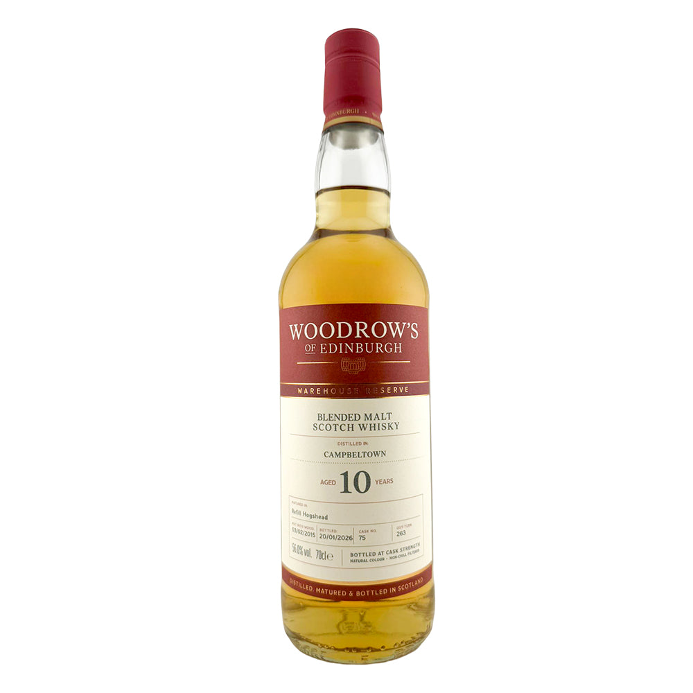 Campbeltown 10 Years Old Warehouse Reserve Woodrow's of Ediniburgh 