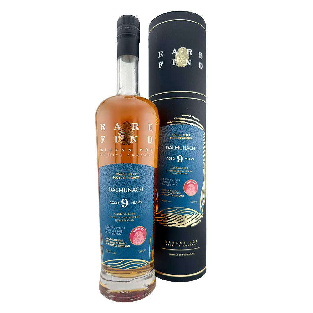 Dalmunach 9 Years Old Rare Find Gleann Mòr Spirits 