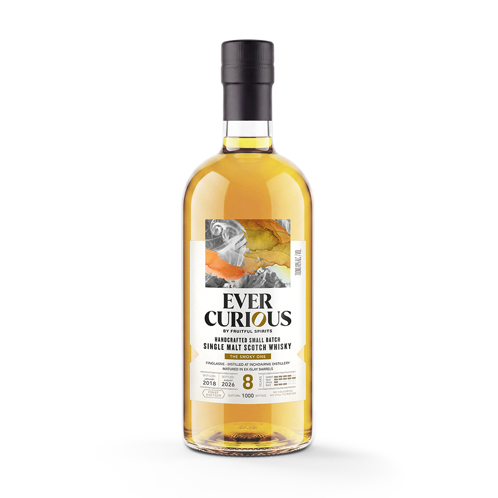 Inchdairnie 8 Years Old 2018 "The Smoky One" Ever Curious - Fruitful Spirits - Aberdeen Whisky Shop