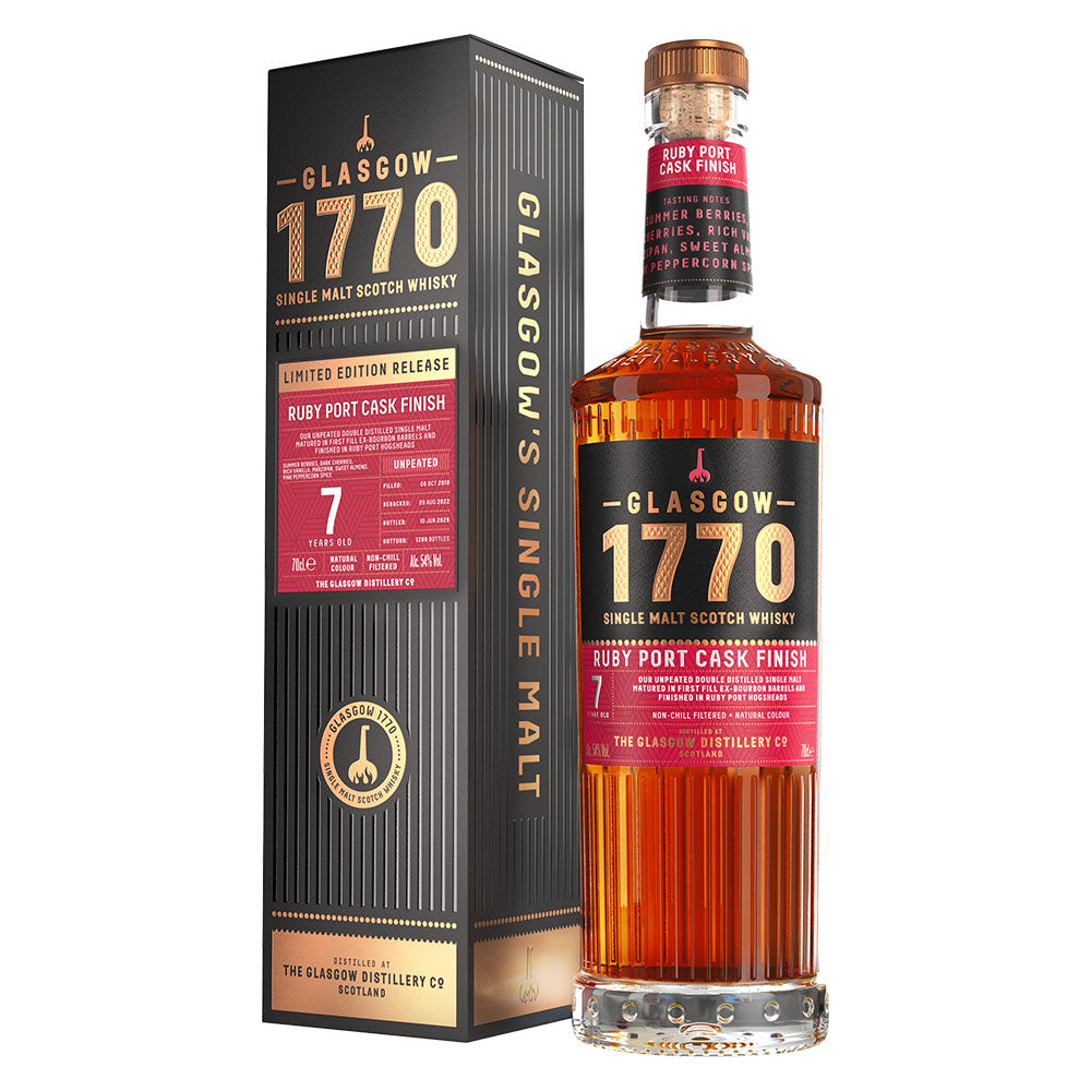 Glasgow 7 Years Old Ruby Port Cask Finish