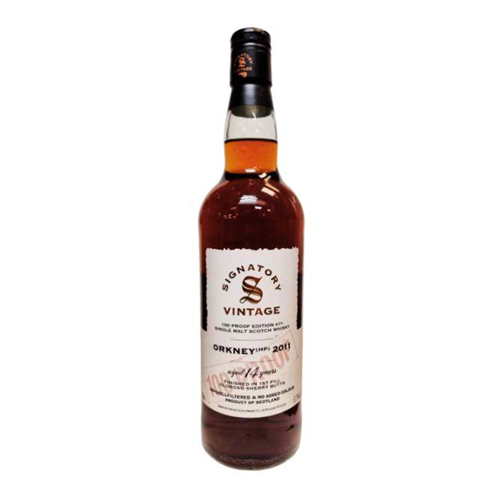 Orkney (HP) 14 Years Old 2011 100 Proof #71  Signatory Vintage 