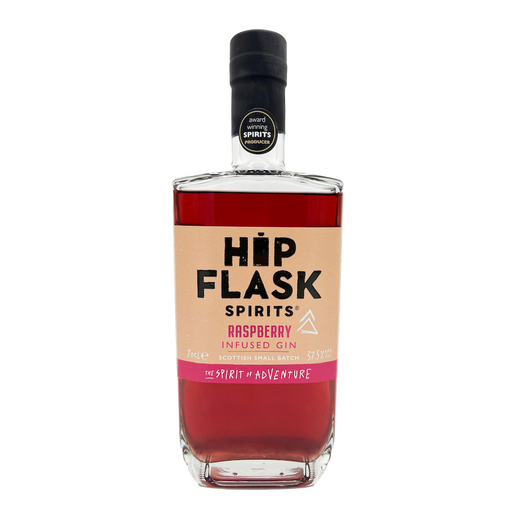 Hip Flask Raspberry Infused Gin