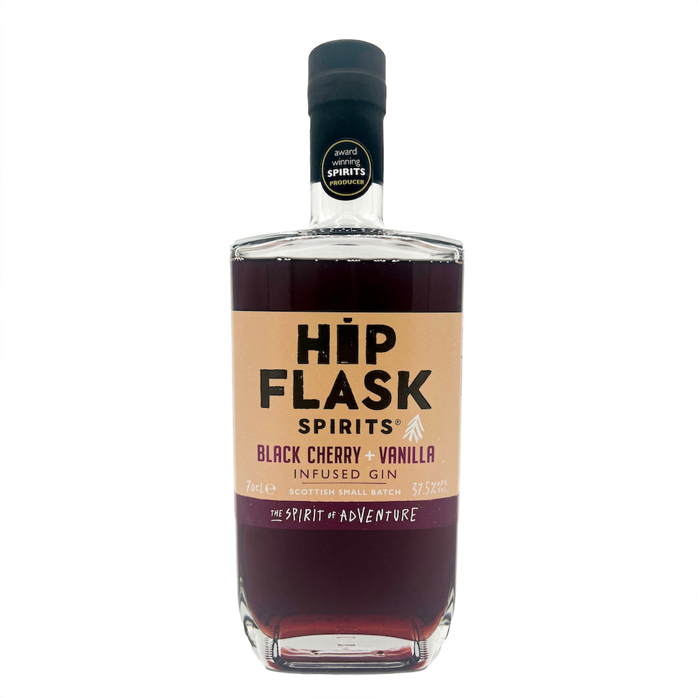 Hip Flask Black Cherry and Vanilla Infused Gin