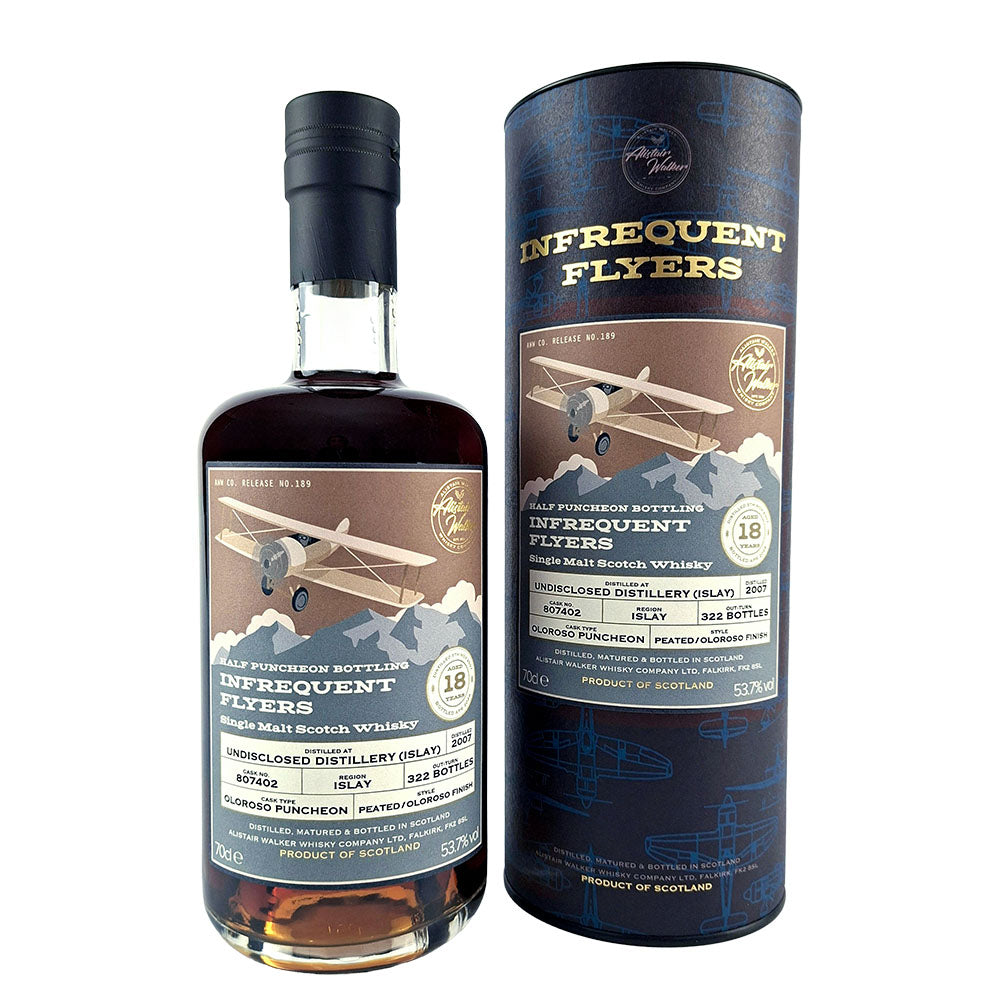 Undisclosed Islay 18 Years Old 2007 Infrequent Flyers listair Walker 