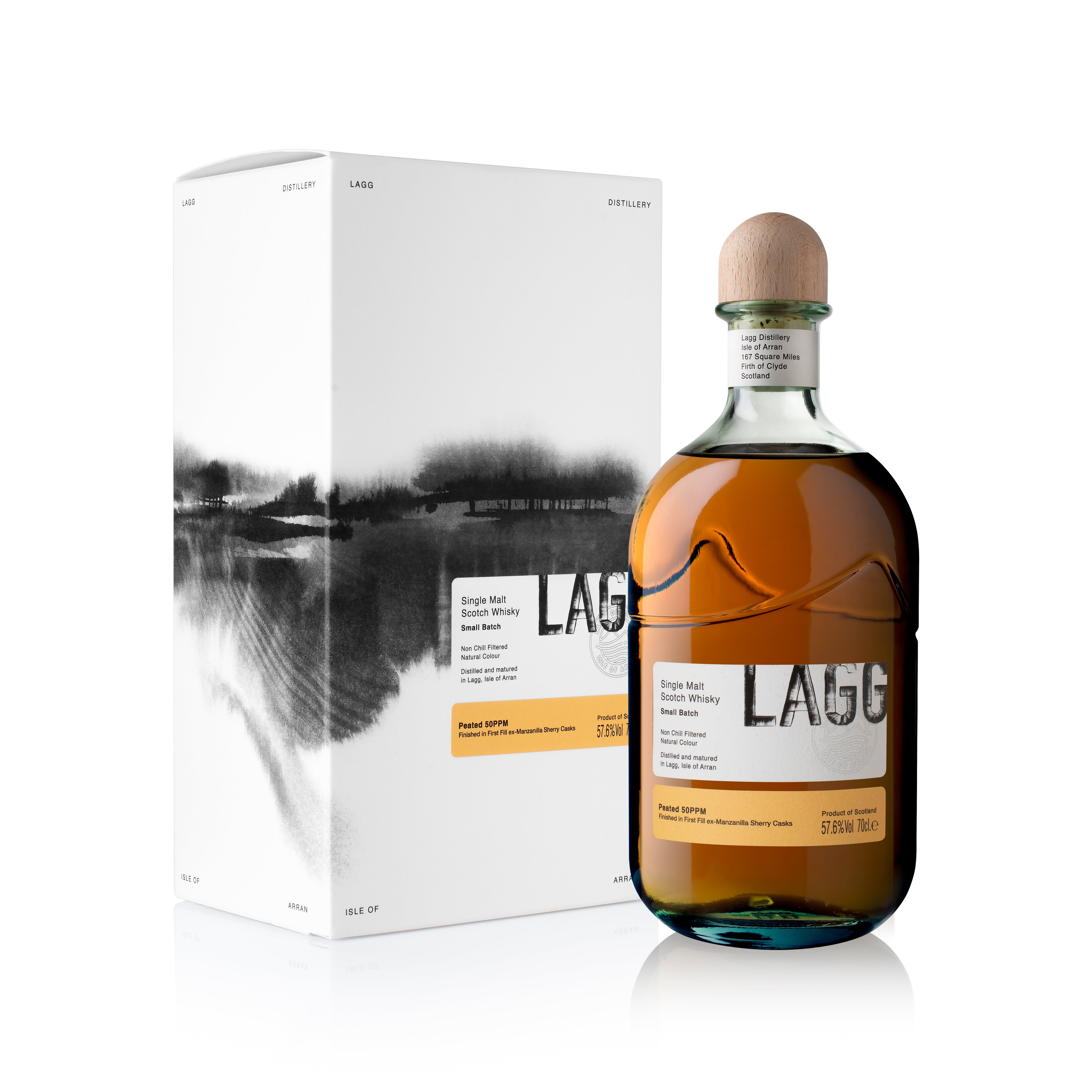 Lagg Manzanilla Sherry Small Batch - Lagg Distillery - Aberdeen Whisky Shop