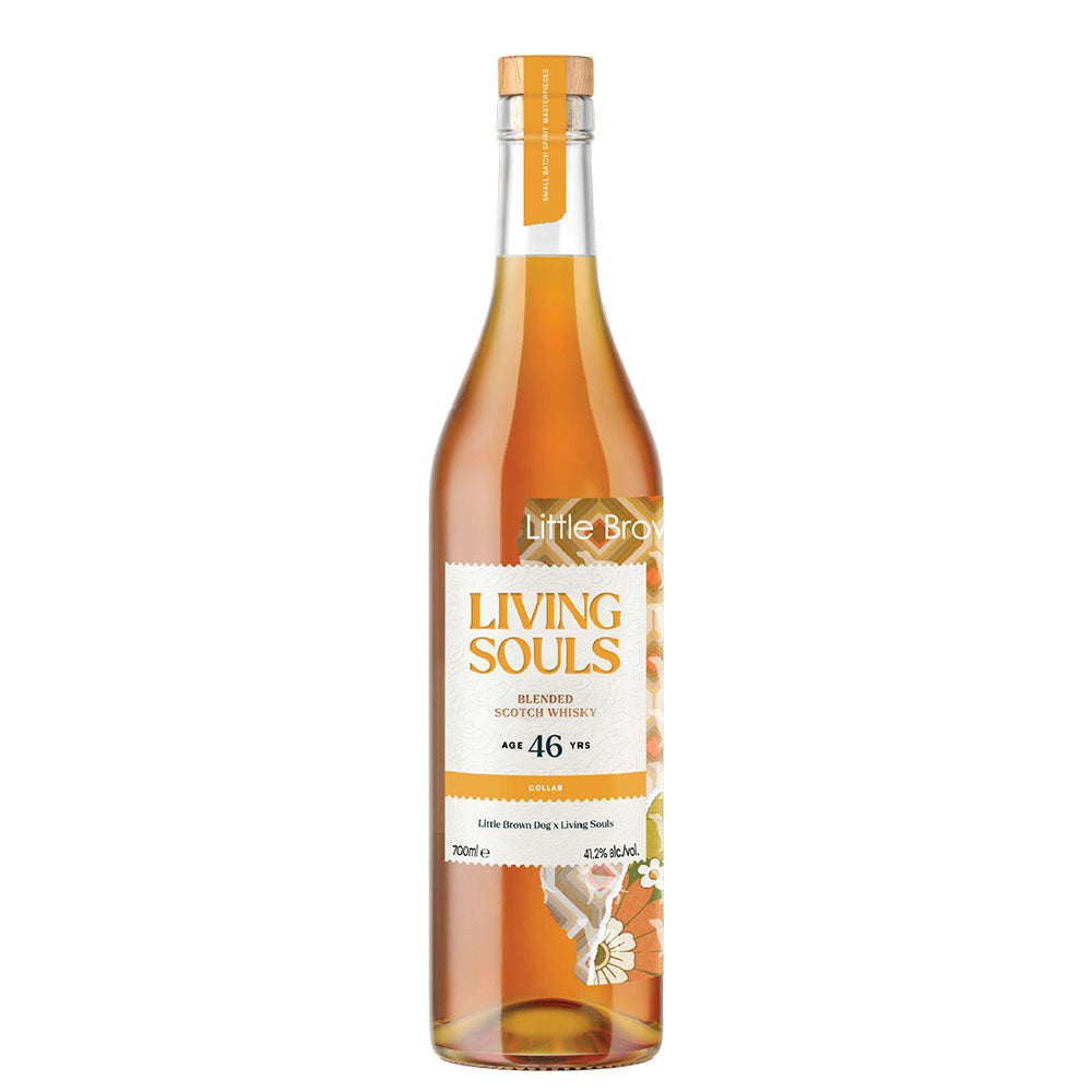 46 Years Old Blended Scotch Whisky Little Brown Dog x Living Souls Collab