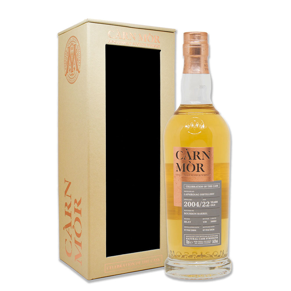Laphroaig 22 Years Old Càrn Mòr Celebration of The Cask Morrison Distillers 