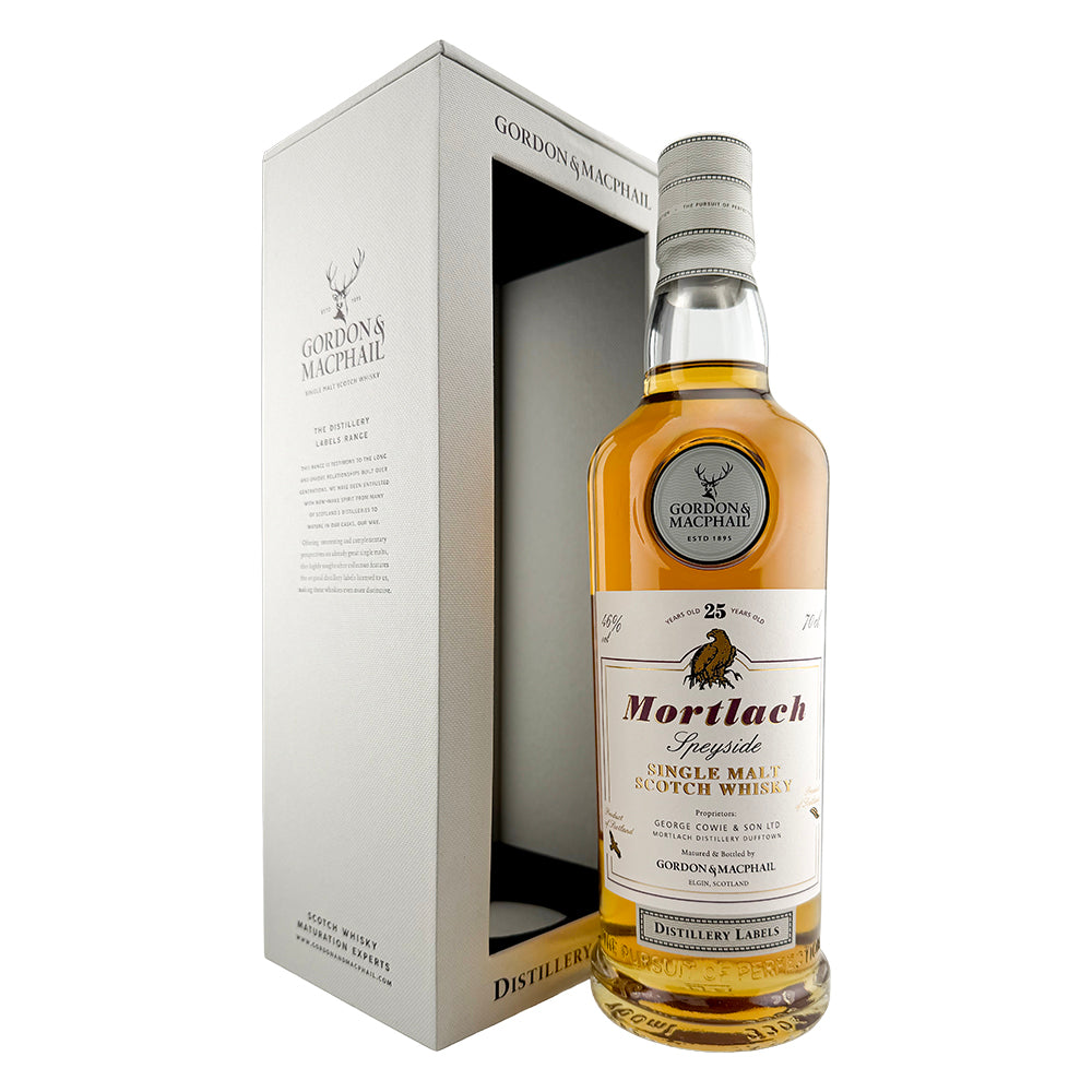 Mortlach 25 Years Old Distillery Label Gordon & MacPhail 