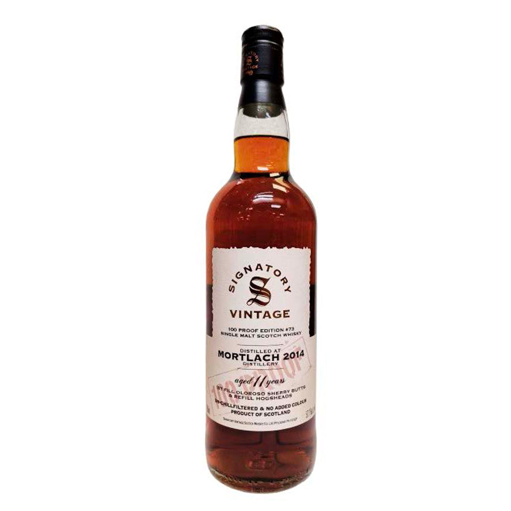 Mortlach 11 Years Old 2014 100 Proof Signatory Vintage 