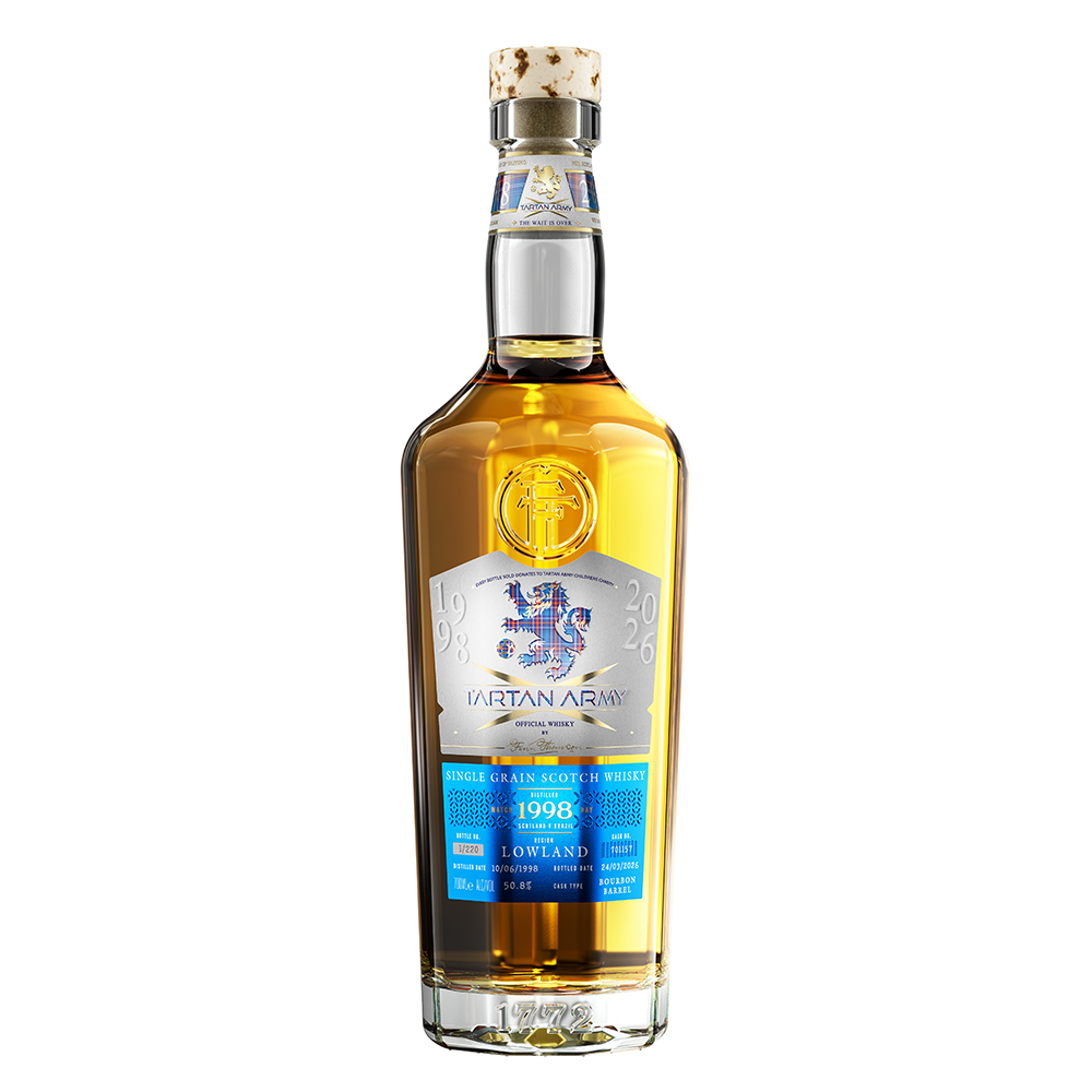 North British 1998 "Tartan Army Whisky" - Finn Thomson - Aberdeen Whisky Shop