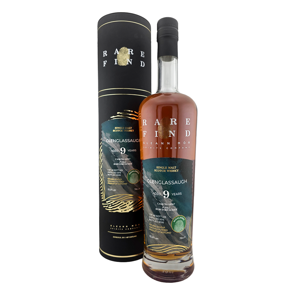 Glenglassaugh 10 Years Old Cask #14367 Ruby Port Octave - Gleann Mòr Spirits - Aberdeen Whisky Shop