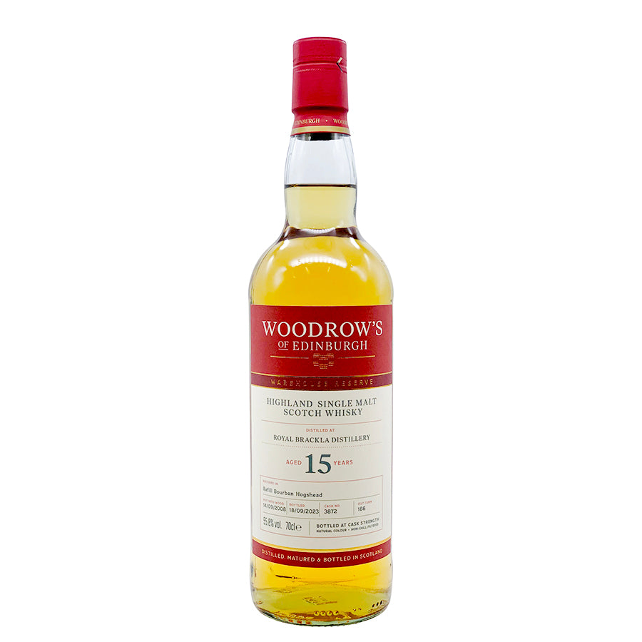 Royal Brackla 15 Years Old Warehouse Reserve Woodrow's of Edinburgh