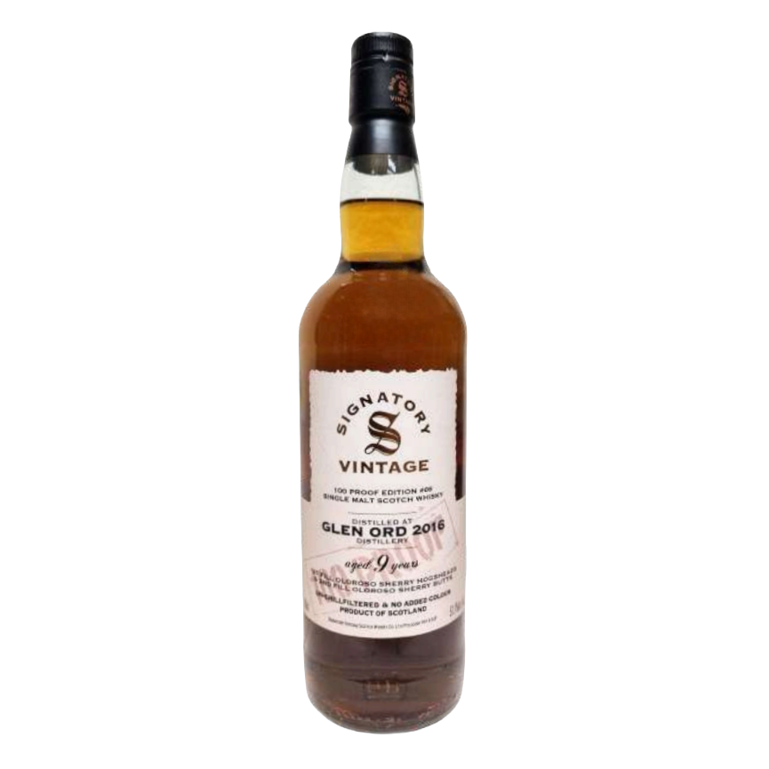 Glen Ord 9 Years Old 2016 100 Proof #66 Signatory