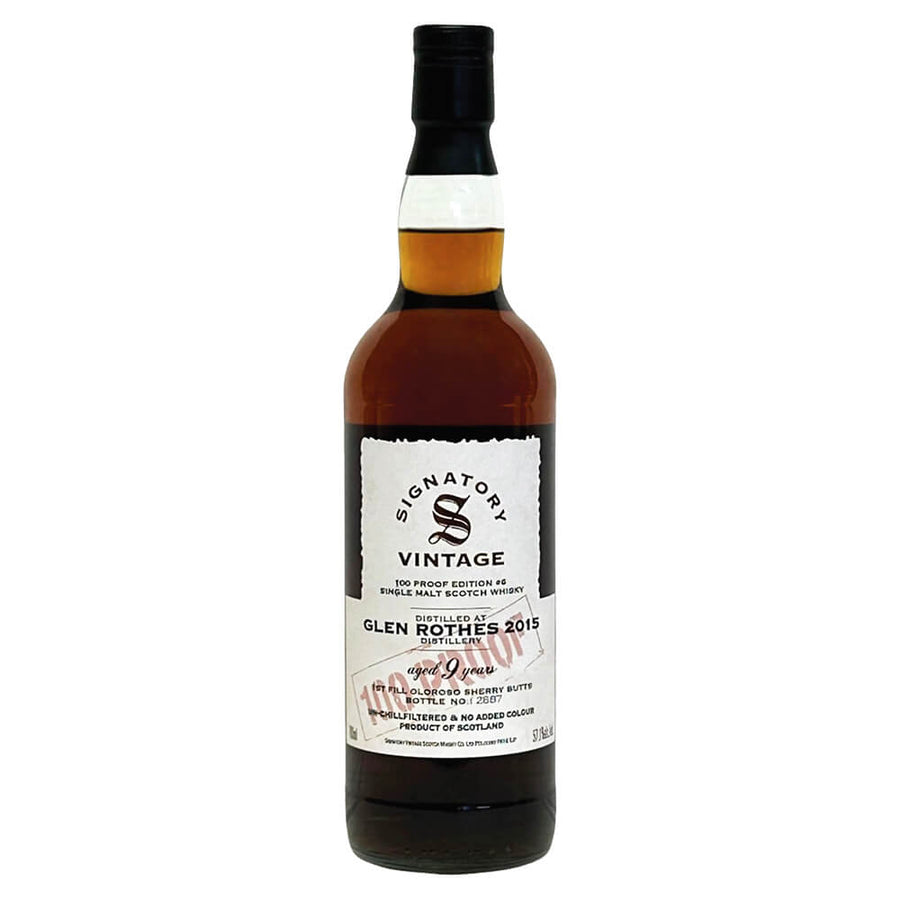 Glen Rothes Signatory Vintage 100 Proof Series