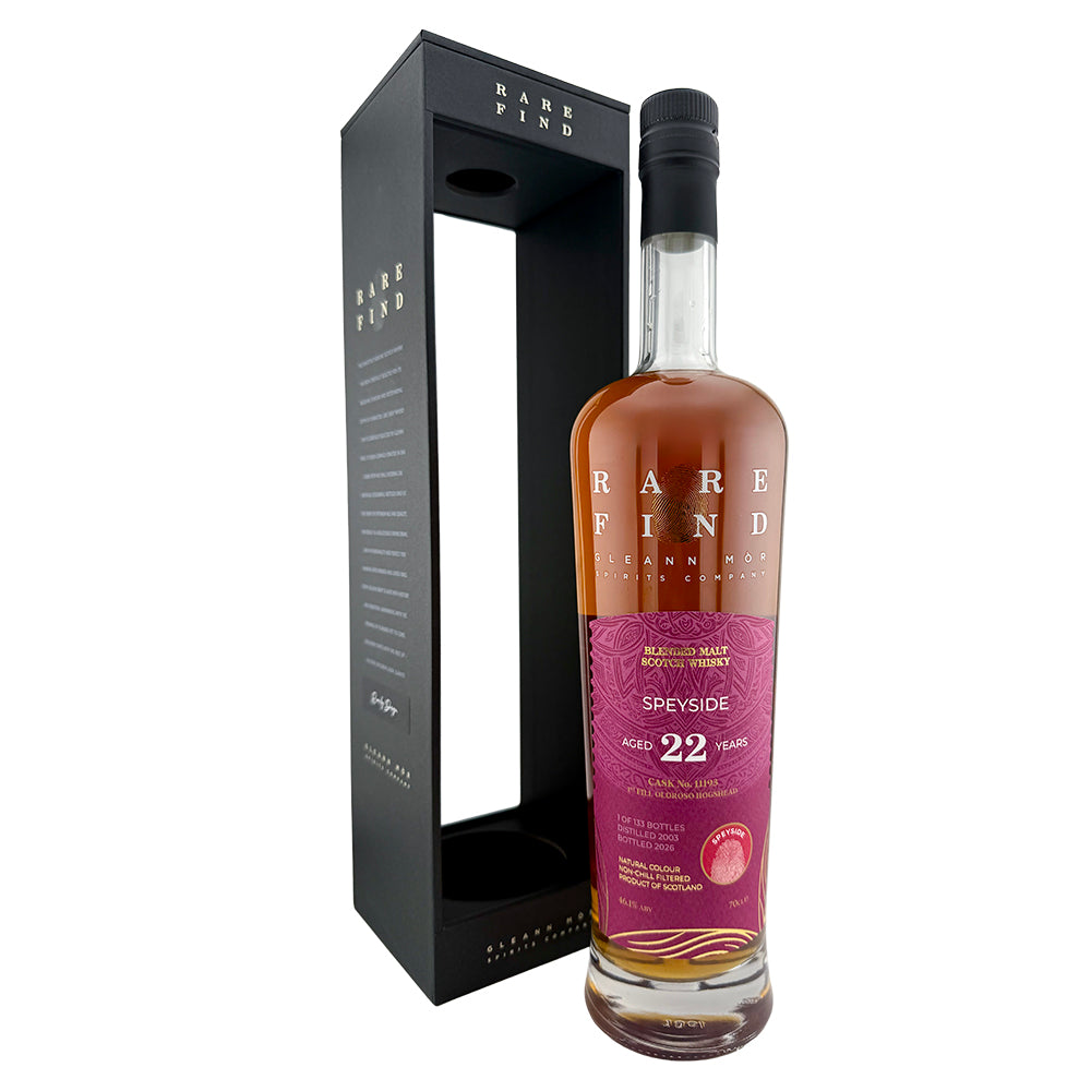 Speyside 22 Years Old Blended Malt Rare Find Gleann Mor