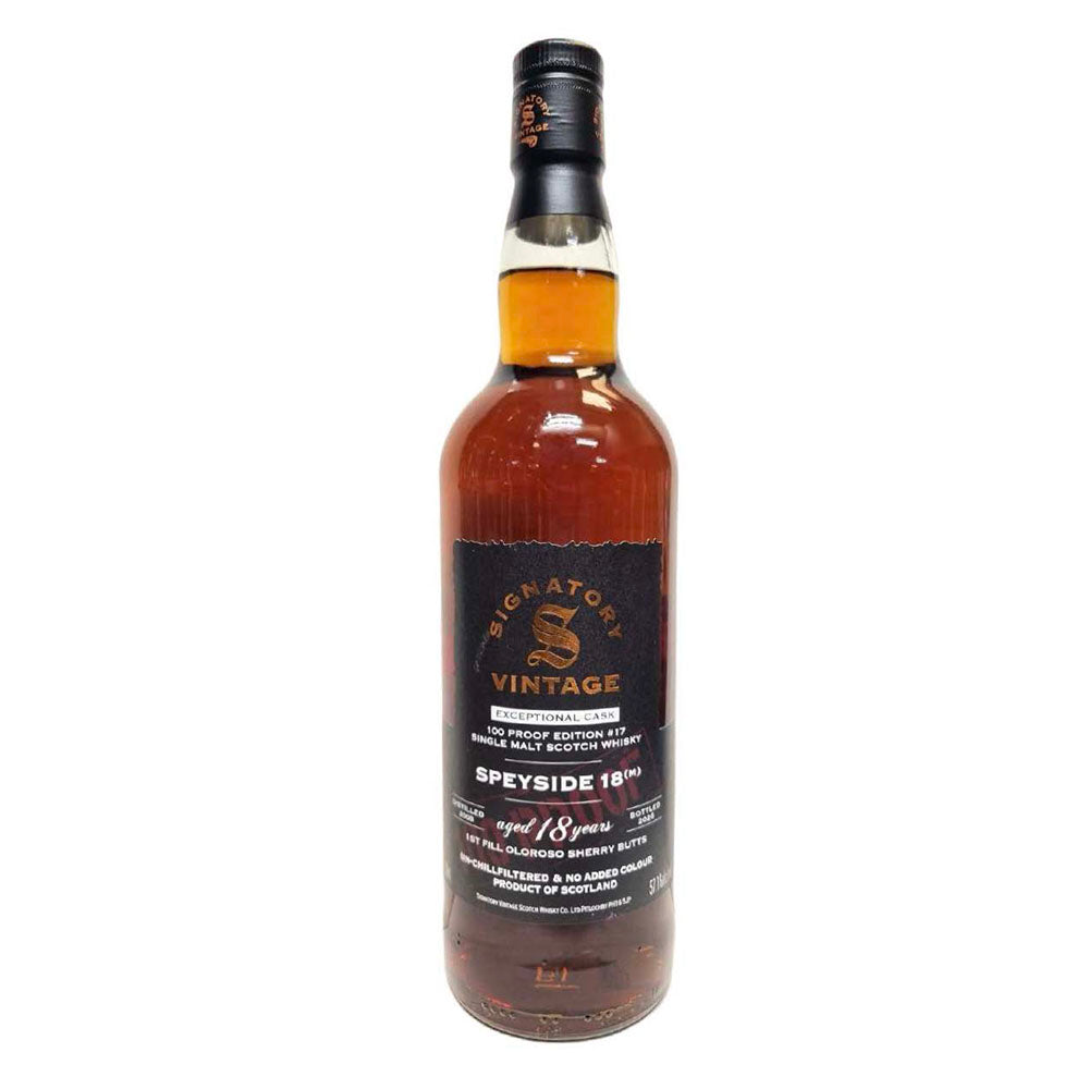 Speyside (Macallan) 18 Years Old 100 Proof #17 Exceptional Cask