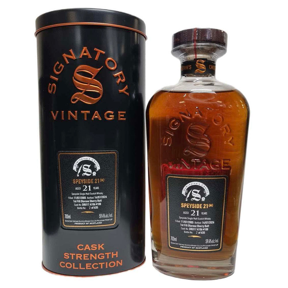 Speyside (Macallan) 21 Years Old Signatory Vintage 