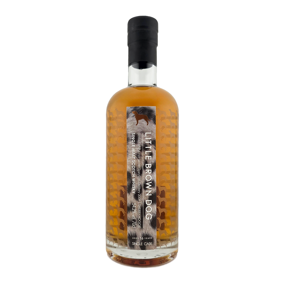 Speyside (Not Secret) 16 Years Old 2009 - Little Brown Dog - Aberdeen Whisky Shop