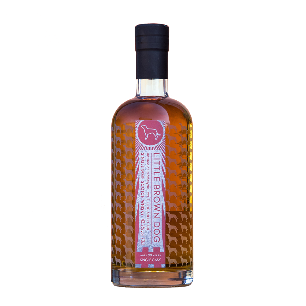 Strathclyde 30 Years Old 1994 Little Brown Dog Spirits 