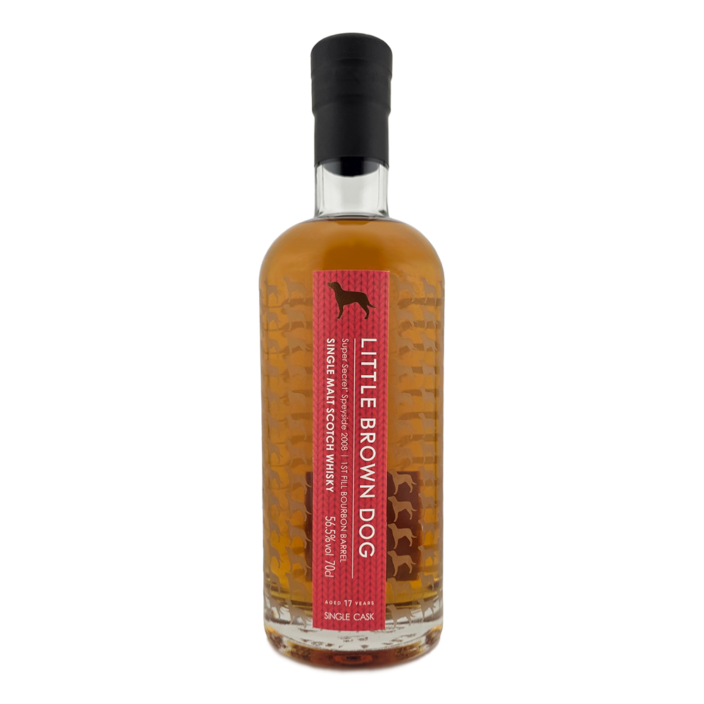 Super Secret Speyside 17 Years Old 2008 - Little Brown Dog - Aberdeen Whisky Shop