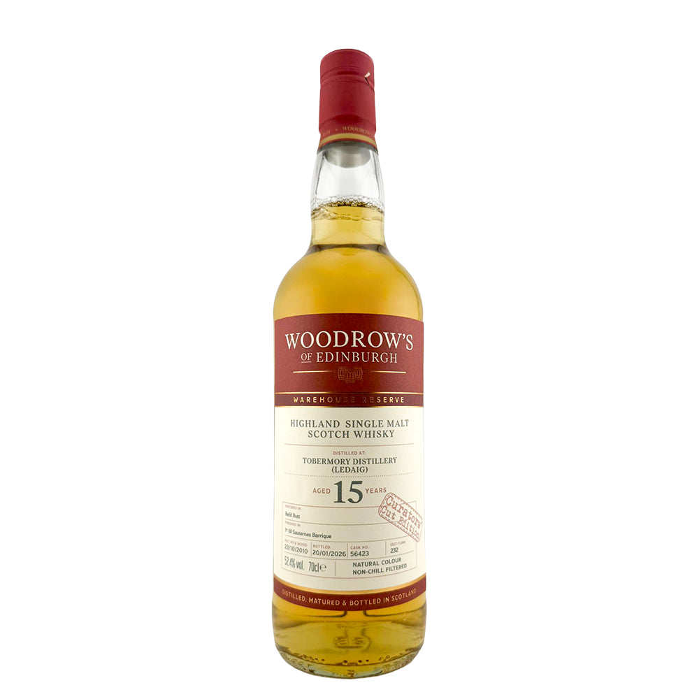 Ledaig (Tobermory) 15 Years Old Warehouse Reserve Woodrow's of Ediniburgh 