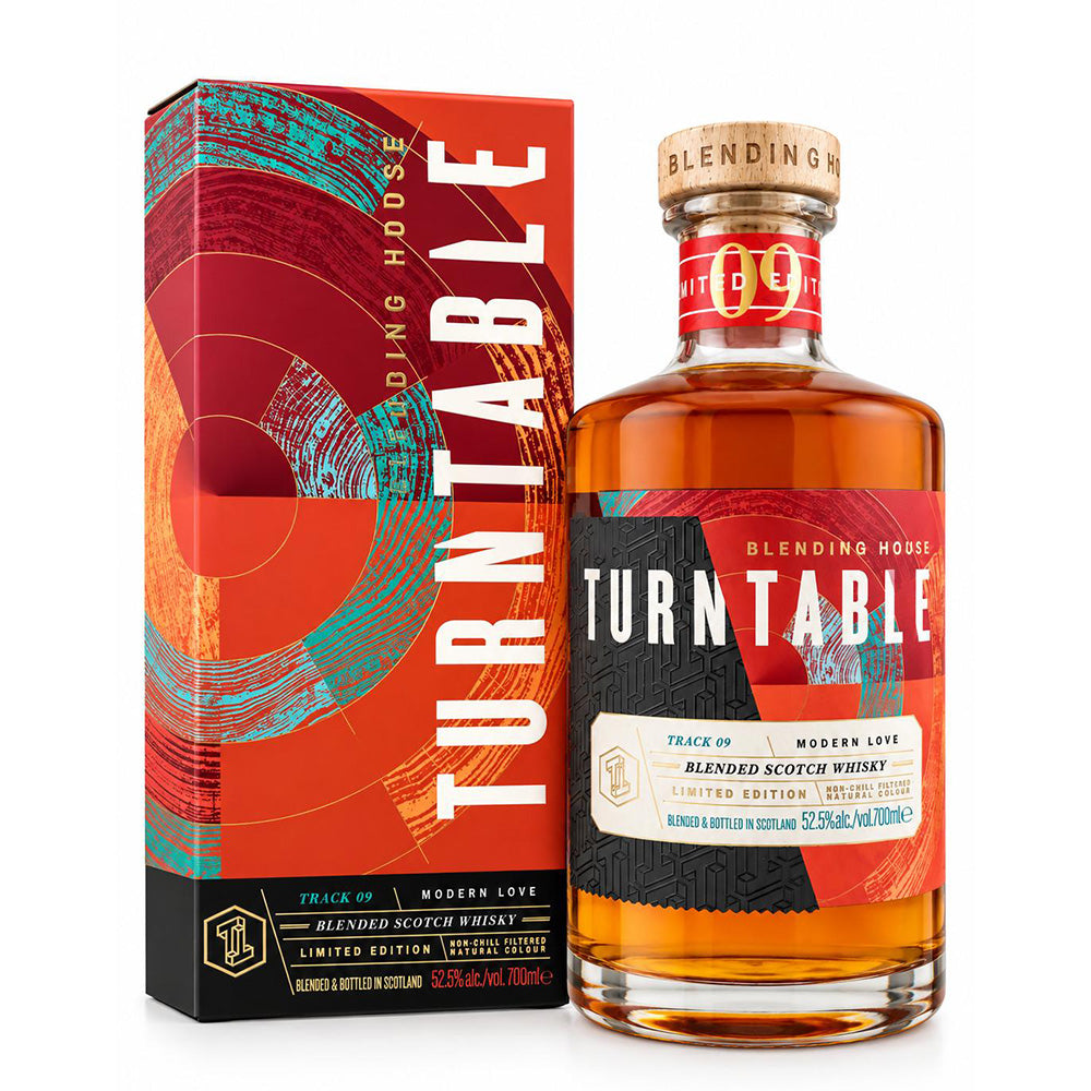 Turntable Track 09 "Modern Love" Blended Whisky bottle 
