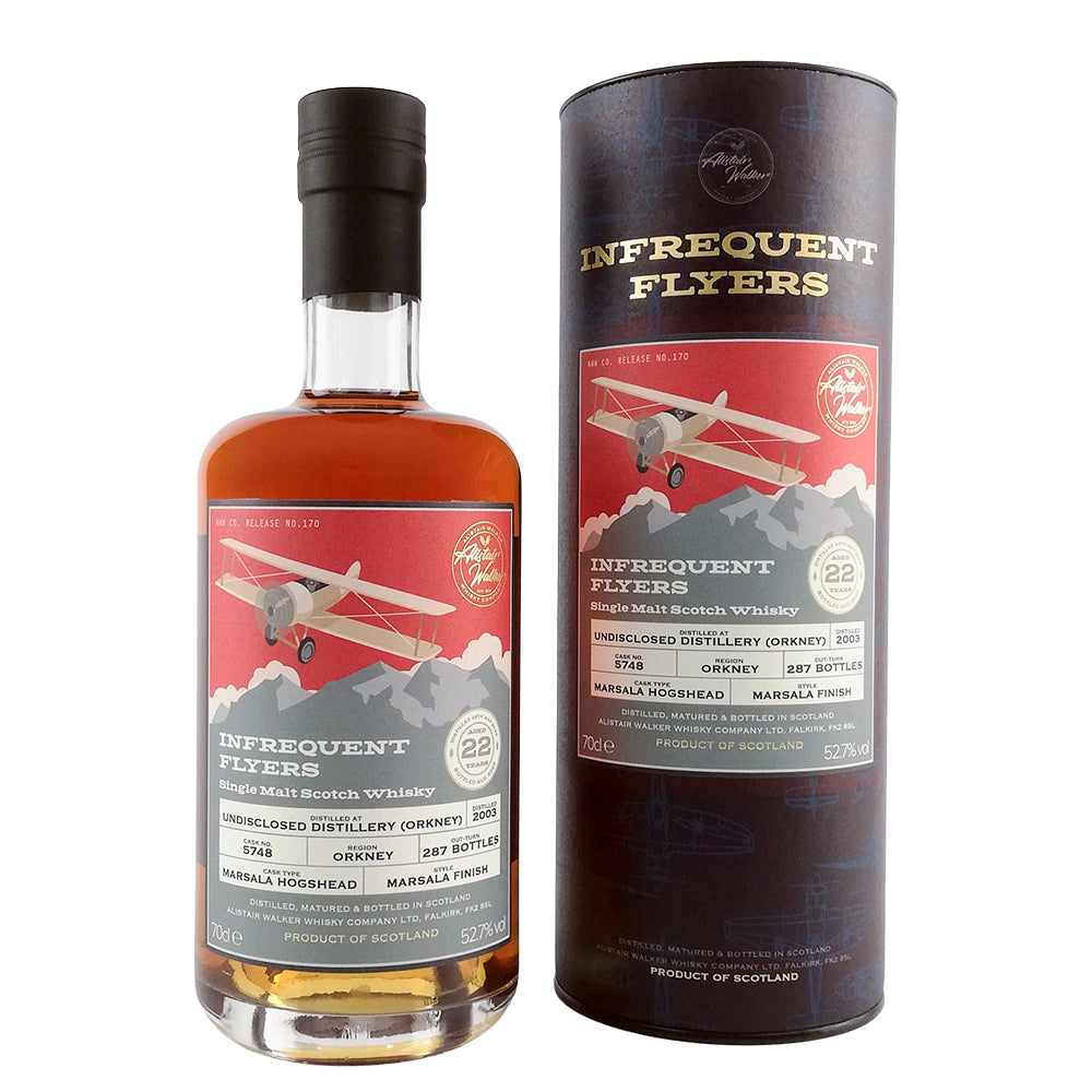 Undisclosed Distillery Orkney 22 Years Old Infrequent Flyers