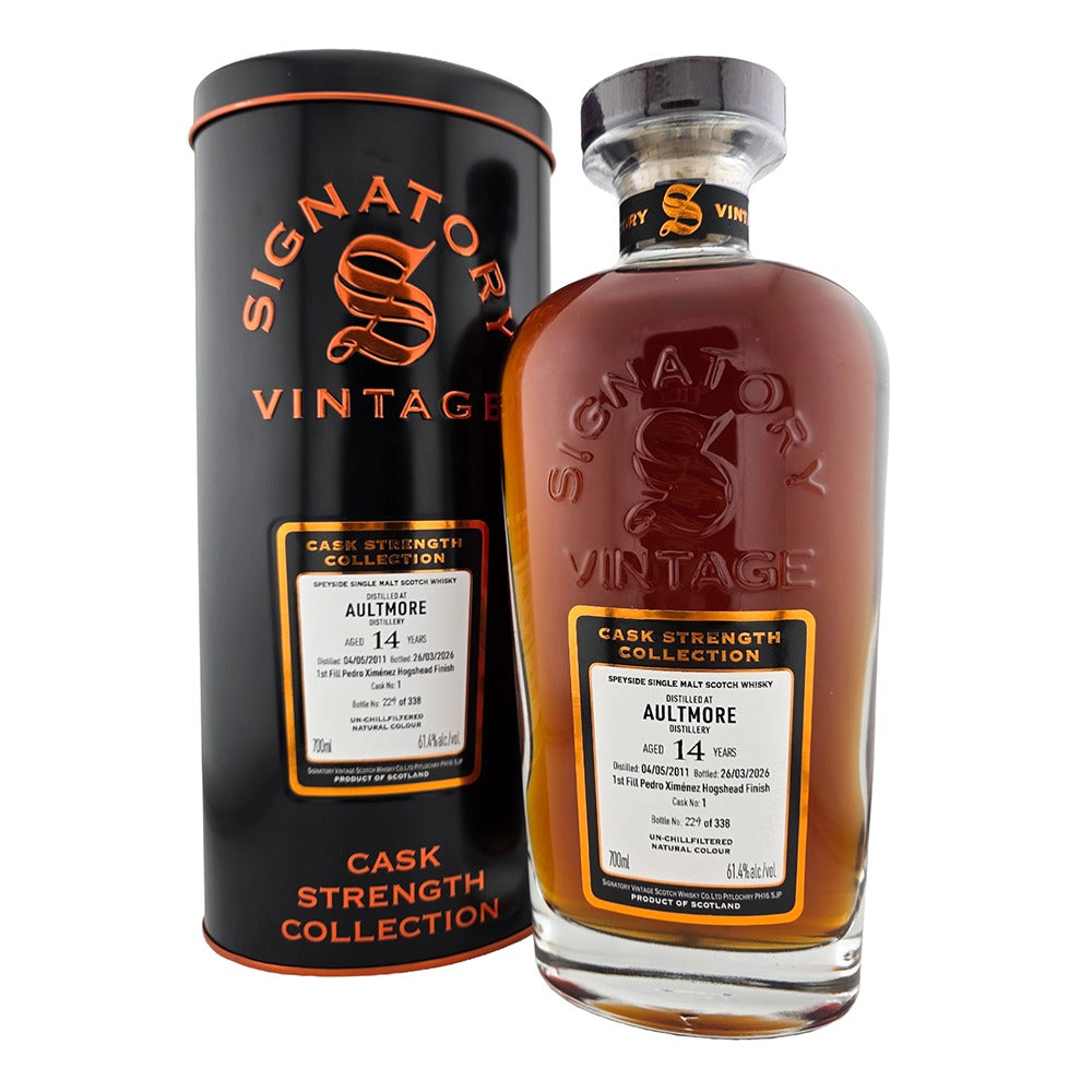 Aultmore 14 Years Old Cask Strength Collection Signatory Vintage 