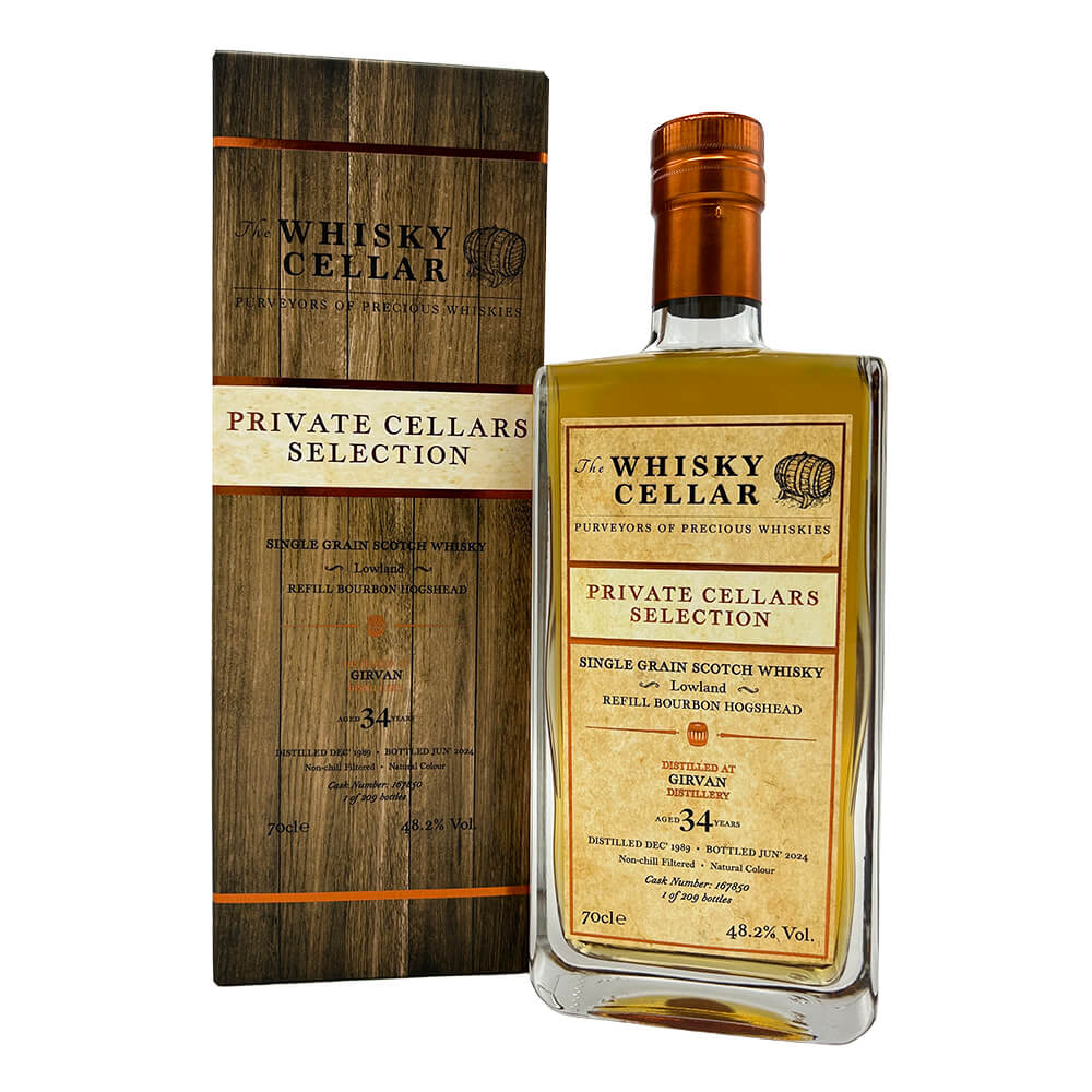 Girvan 34 Years Old The Whisky Cellar single Grain