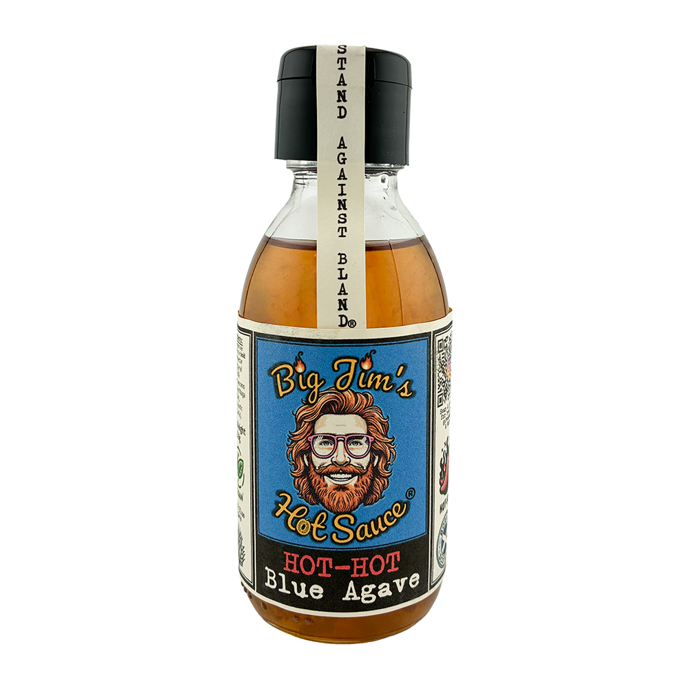Big Jim's Hot Sauce: HOT HOT Blue Agave
