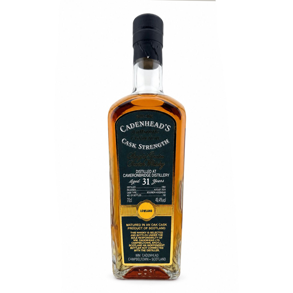 Cameronbridge 31 Years Old - Cadenhead's - Aberdeen Whisky Shop