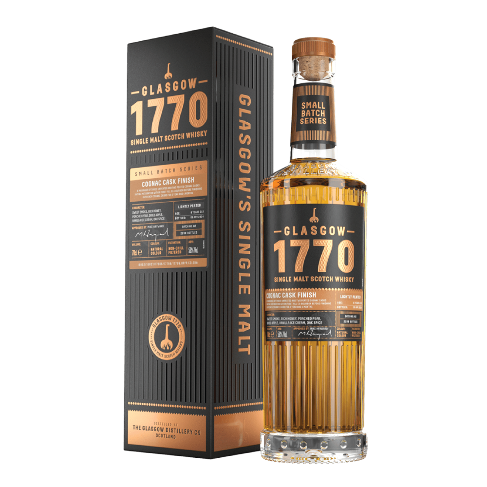 Glasgow 6 Years Old Cognac Cask Finish (Lightly Peated)