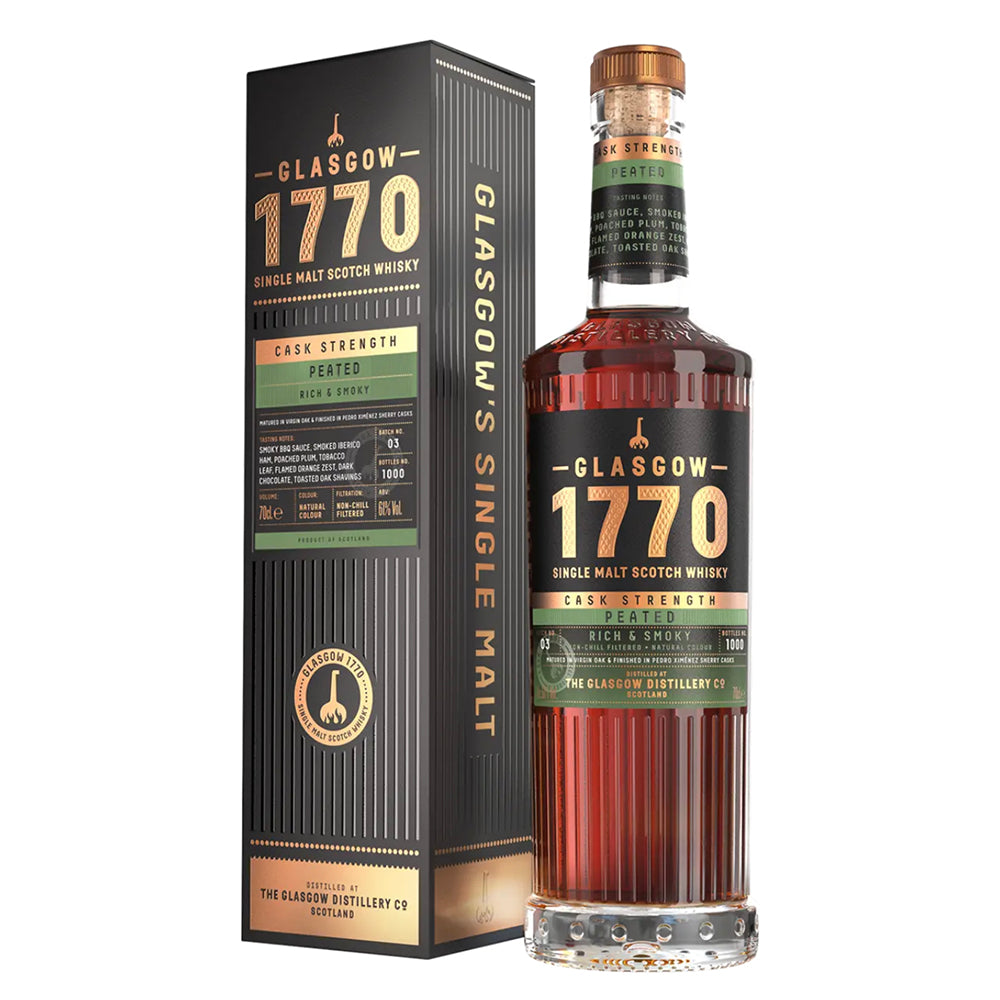 Glasgow Distillery Peated Cask Strength Batch 3