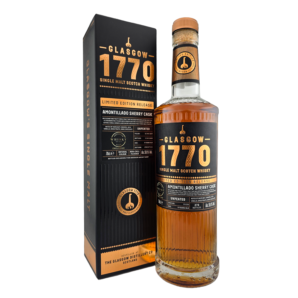 Glasgow 9 Years Old Amontillado Sherry Cask Shop Exclusive - Aberdeen Whisky Shop