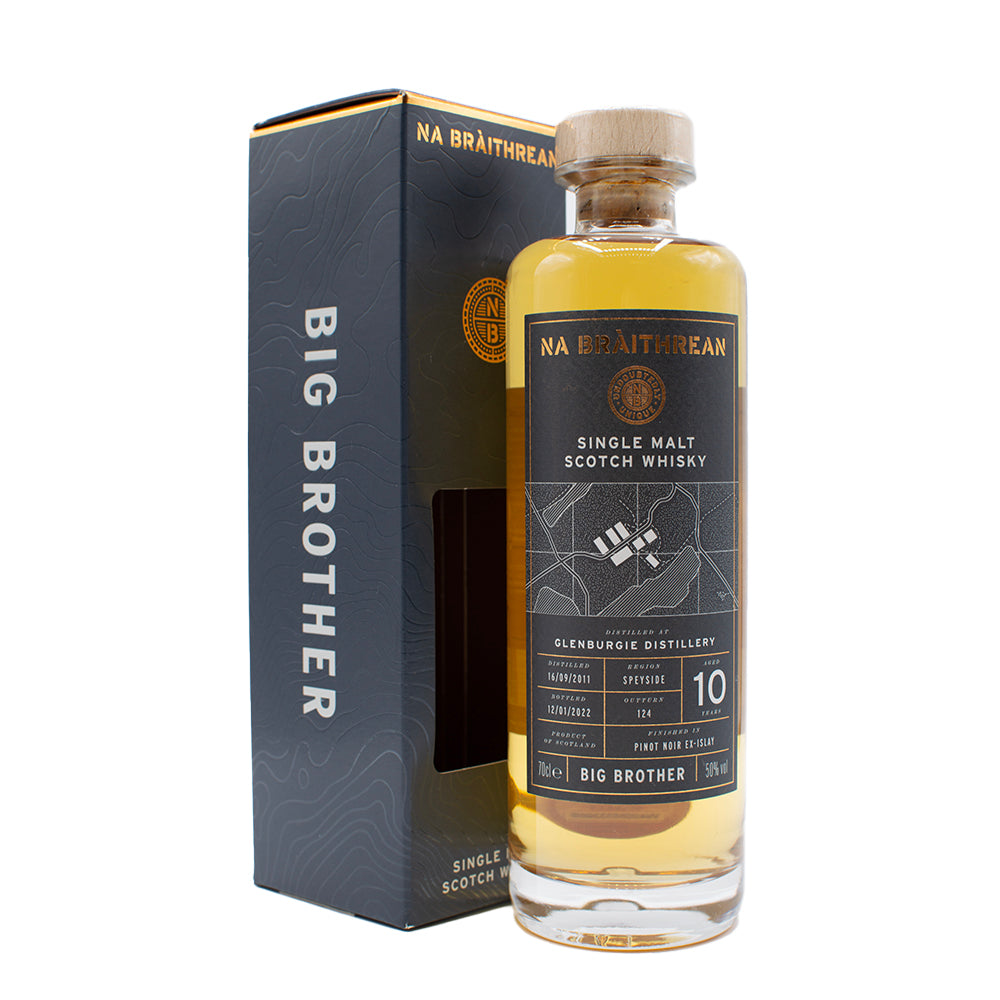 Glenburgie 10 Years Old Pinot Noir Ex-Islay Cask Finish Big Brother - Aberdeen Whisky Shop  